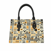 Black Origin Art - Personalized Leather Bag - Joliny