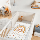Boho Rainbow Name Customized Baby Blanket, Gift for Baby - Joliny