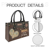 Book Nerd Chic: Tote Your Tomes with Our Personalized Leather Handbags - Joliny