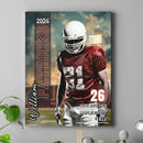 Customized Decorative Painting For Ballpark Scenes - Ornamental Paintings Personalized With Name,Team Name And Photo - A Gift For Sports Lovers,Ballplayers - Joliny