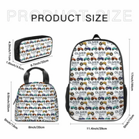 Cartoon Small Tractor Personalized Kids Backpack School Season Gift - Joliny