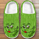 Cat Face Emoji Cotton Slippers - Personalized Name Customized Cotton Slippers - Gifts for the Family - Joliny