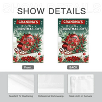 Christmas Customized Decorations - Personalized Nickname and Name Garden Decoration Christmas Flags - Christmas Gift For Family - Joliny