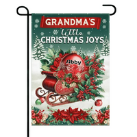 Christmas Customized Decorations - Personalized Nickname and Name Garden Decoration Christmas Flags - Christmas Gift For Family - Joliny