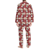 Christmas multi-coloured costumes for custom pet photos - Personalised Pet Photo And Name Pajama Set - A Gift For Pet Lovers,Pet Owners - Joliny