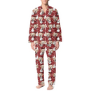 Christmas multi-coloured costumes for custom pet photos - Personalised Pet Photo And Name Pajama Set - A Gift For Pet Lovers,Pet Owners - Joliny