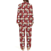 Christmas multi-coloured costumes for custom pet photos - Personalised Pet Photo And Name Pajama Set - A Gift For Pet Lovers,Pet Owners - Joliny