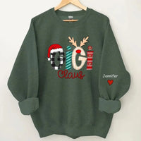 Christmas Style - Personalised Name Sweatshirt - Gifts for Family,Friend - Joliny
