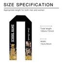 Class Of 2024 Best Gift For Graduation - Personalized Graduation Stoles - Gifts From The Family - Joliny