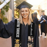 Class Of 2024 Best Gift For Graduation - Personalized Graduation Stoles - Gifts From The Family - Joliny
