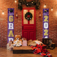 Class of 2024 Congrats Graduation Banner - Party Welcome Hanging Door Decor - Joliny