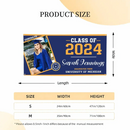 Class of 2024 Graduation Banner, Personalized Graduation Gift, Graduation Party Decorations, Custom School And Photo - Joliny