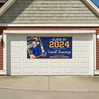 Class of 2024 Graduation Banner, Personalized Graduation Gift, Graduation Party Decorations, Custom School And Photo - Joliny