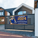 Class of 2024 Graduation Banner, Personalized Graduation Gift, Graduation Party Decorations, Custom School And Photo - Joliny