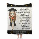 Class of 2024 Graduation Custom Blanket-Graduation Gift - Joliny
