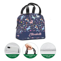 Clouds Raindrops Rainbows Stars Unicorns Name Customized Backpacks Children'S School Season Gifts - Joliny