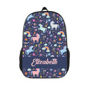 Clouds Raindrops Rainbows Stars Unicorns Name Customized Backpacks Children'S School Season Gifts - Joliny