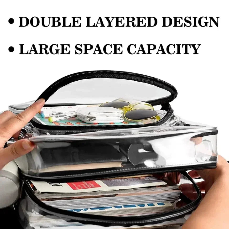 Coconut Tree Name Custom Clear Backpack - School Season Gifts - Joliny