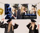 Congratulations Class Of 2024 - Personalized Three Photo Graduation Banner - Joliny