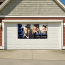 Congratulations Class Of 2024 - Personalized Three Photo Graduation Banner - Joliny