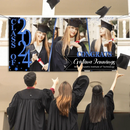 Congratulations Class Of 2024 - Personalized Three Photo Graduation Banner - Joliny