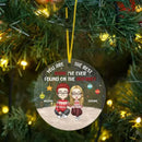 Couple Personalized Custom Acrylic Round Shaped Ornament - You're The Best Thing - Christmas Gift For Husband Wife, Anniversary copy - Joliny
