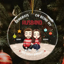 Couple Personalized Custom Acrylic Round Shaped Ornament - You're The Best Thing - Christmas Gift For Husband Wife, Anniversary copy - Joliny