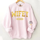 Couple's Anniversary Customized Clothing - Personalized Date and Name Couple Sweatshirt - A Commemorative Gift For Husband,Wife - Joliny