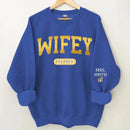 Couple's Anniversary Customized Clothing - Personalized Date and Name Couple Sweatshirt - A Commemorative Gift For Husband,Wife - Joliny