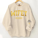 Couple's Anniversary Customized Clothing - Personalized Date and Name Couple Sweatshirt - A Commemorative Gift For Husband,Wife - Joliny
