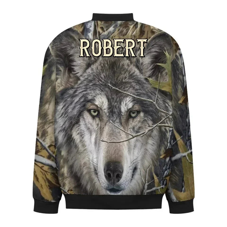 Coyote Custom Jacket - Personalized Name Engraved Jacket - As A Gift For Friends, Hunting Enthusiasts And Co-Workers! - Joliny