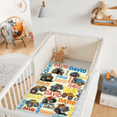 Crazy Truck Blanket - Gifts for Kids - Personalized Name Blanket - Joliny