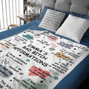 Custom B*tch Themed Fun Blanket - Personalized Title and Name Blanket in Cute Matching Colors - A Gift For Friend,BFF,Colleagues - Joliny