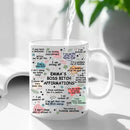 Custom B*tch Themed Fun Mug - Personalized Title and Name Mug in Cute Matching Colors - A Gift For Friend,BFF,Colleagues - Joliny