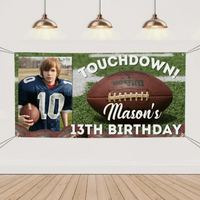Custom Birthday Banners, Personalised For Football Fans - Joliny