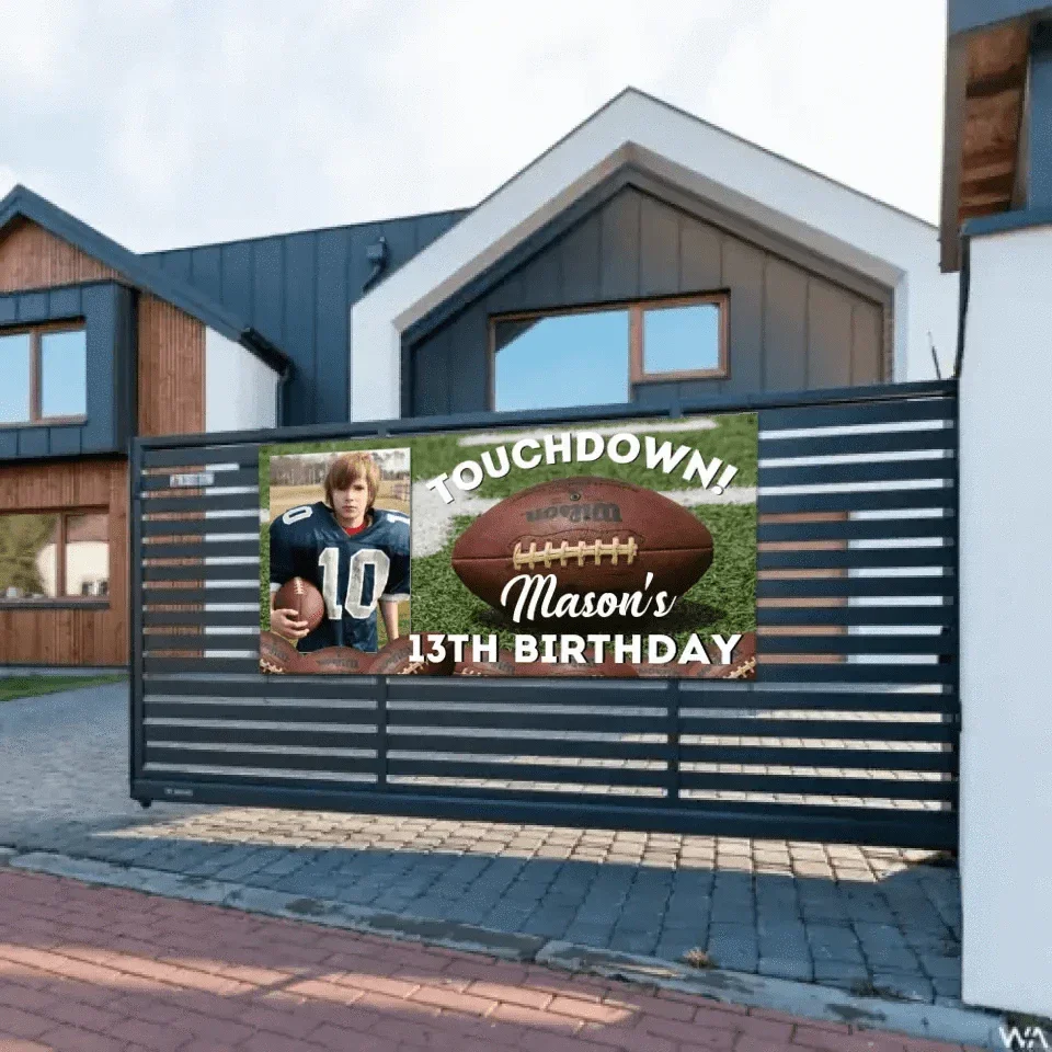 Custom Birthday Banners, Personalised For Football Fans - Joliny