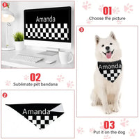 Custom Cats and Dogs Name Triangle Bib Bandana, Gift For Dogs - Joliny