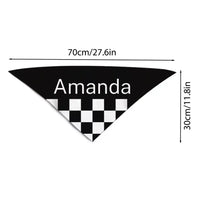 Custom Cats and Dogs Name Triangle Bib Bandana, Gift For Dogs - Joliny