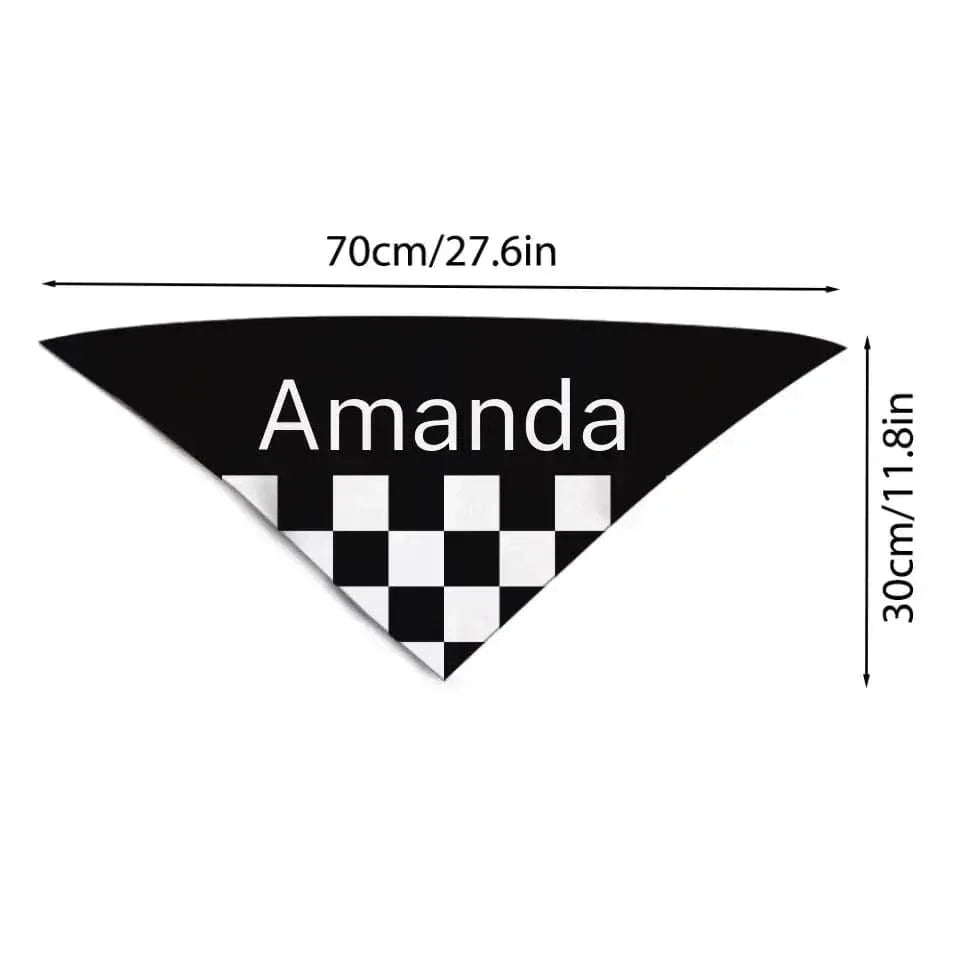 Custom Cats and Dogs Name Triangle Bib Bandana, Gift For Dogs - Joliny
