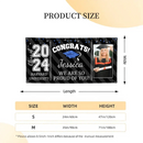 Custom Congrats Grad With Photo 3 Piece Set Graduation Banner, Graduation Gift - Joliny