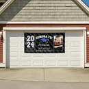 Custom Congrats Grad With Photo 3 Piece Set Graduation Banner, Graduation Gift - Joliny