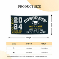 Custom Congrats Graduation Banner, Class of 2024, We Are So Proud Of You - Joliny