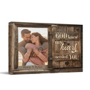 Custom Couple's Photo Decorative Painting - Personalized Photo,Date and Name Art Couple's Photo Unframed Canvas Painting - Gifts for Husband,Wife,Family - Joliny