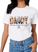 Custom DADDY Photo Name Shirt - Joliny