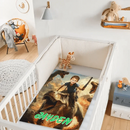 Custom Dinosaur Blankets Personalized Boy Riding Dinosaur Blanket - Joliny