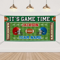 Custom Football Competition Banner - Personalized Football Banner - Gift For The Party,Sports Enthusiasts - Joliny