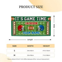 Custom Football Competition Banner - Personalized Football Banner - Gift For The Party,Sports Enthusiasts - Joliny