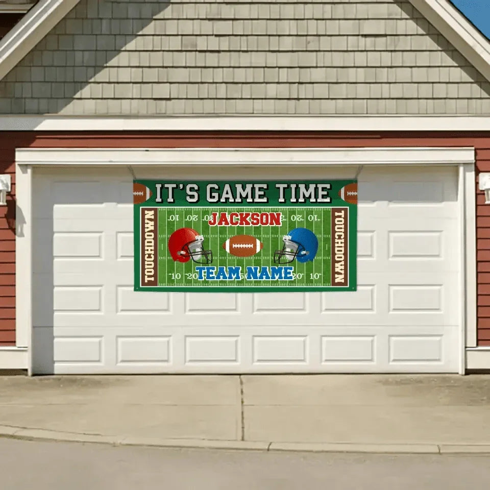 Custom Football Competition Banner - Personalized Football Banner - Gift For The Party,Sports Enthusiasts - Joliny