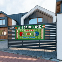 Custom Football Competition Banner - Personalized Football Banner - Gift For The Party,Sports Enthusiasts - Joliny