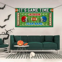 Custom Football Competition Banner - Personalized Football Banner - Gift For The Party,Sports Enthusiasts - Joliny